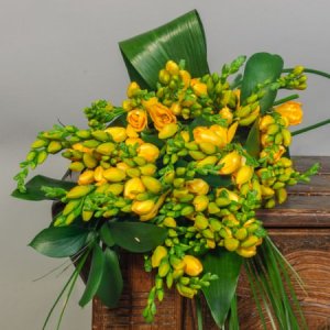 Buchet-3-frezii-galbene-1-450x450